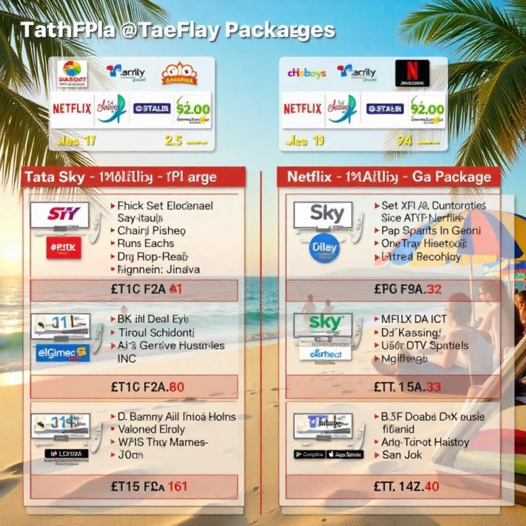 Tata Sky Tata Play Netflix: Packages, Prices & Channel List India